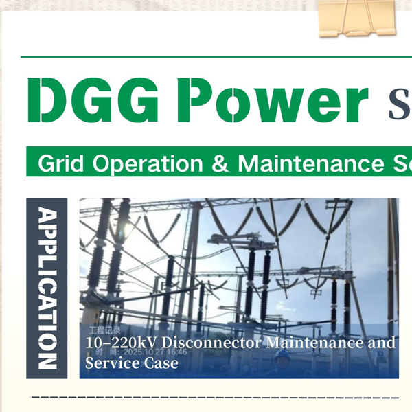 Wartungsdienste f&uuml;r 10–220-kV-Trennschalter | Netz-O&M-L&ouml;sungen von DGG Power