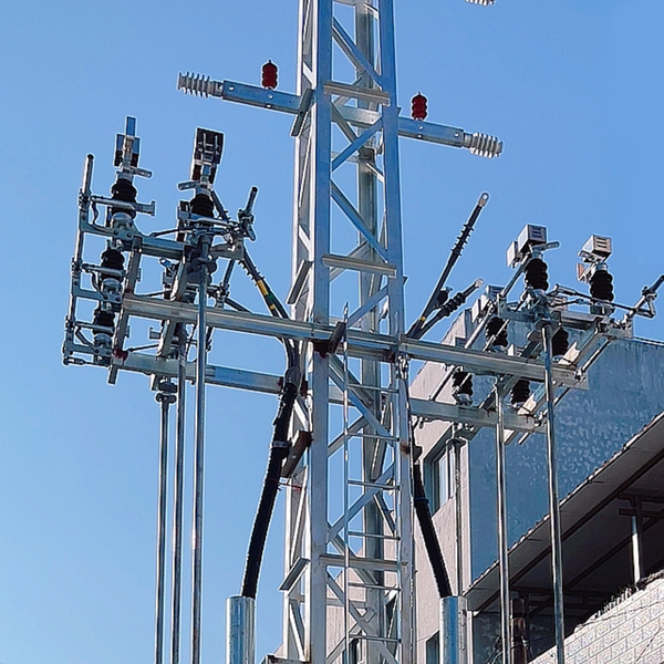 35kV-substationbaaiconstructie met installatie van buitenschakelaars | DGG Power-projectcase